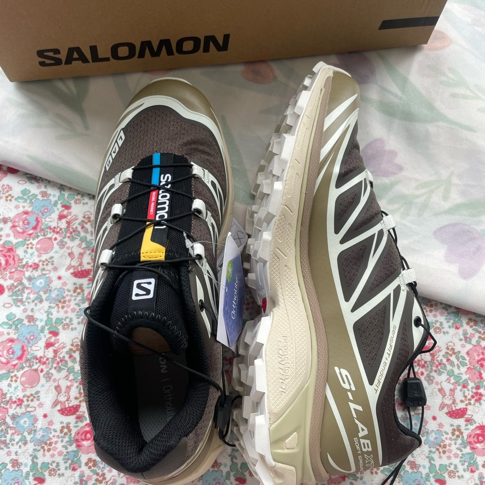 Salomon Men's Trail Runners - Brown, Beige, Black - Picture 7 of 8